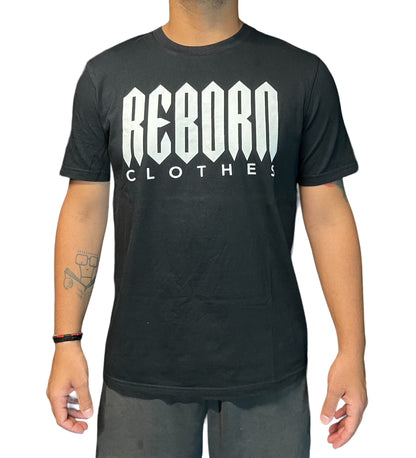 T-Shirt reborn logo black