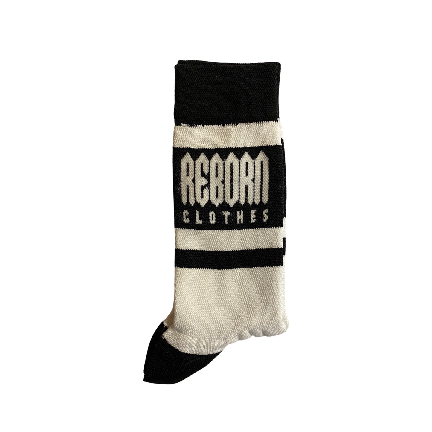 Sock mid high black/white