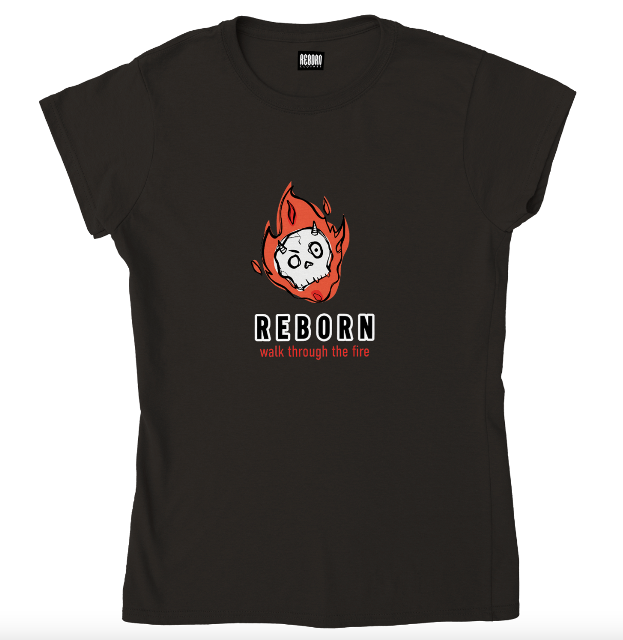 T-Shirt Donna reborn fire