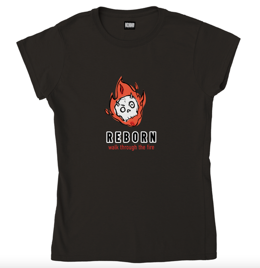 T-Shirt Donna reborn fire