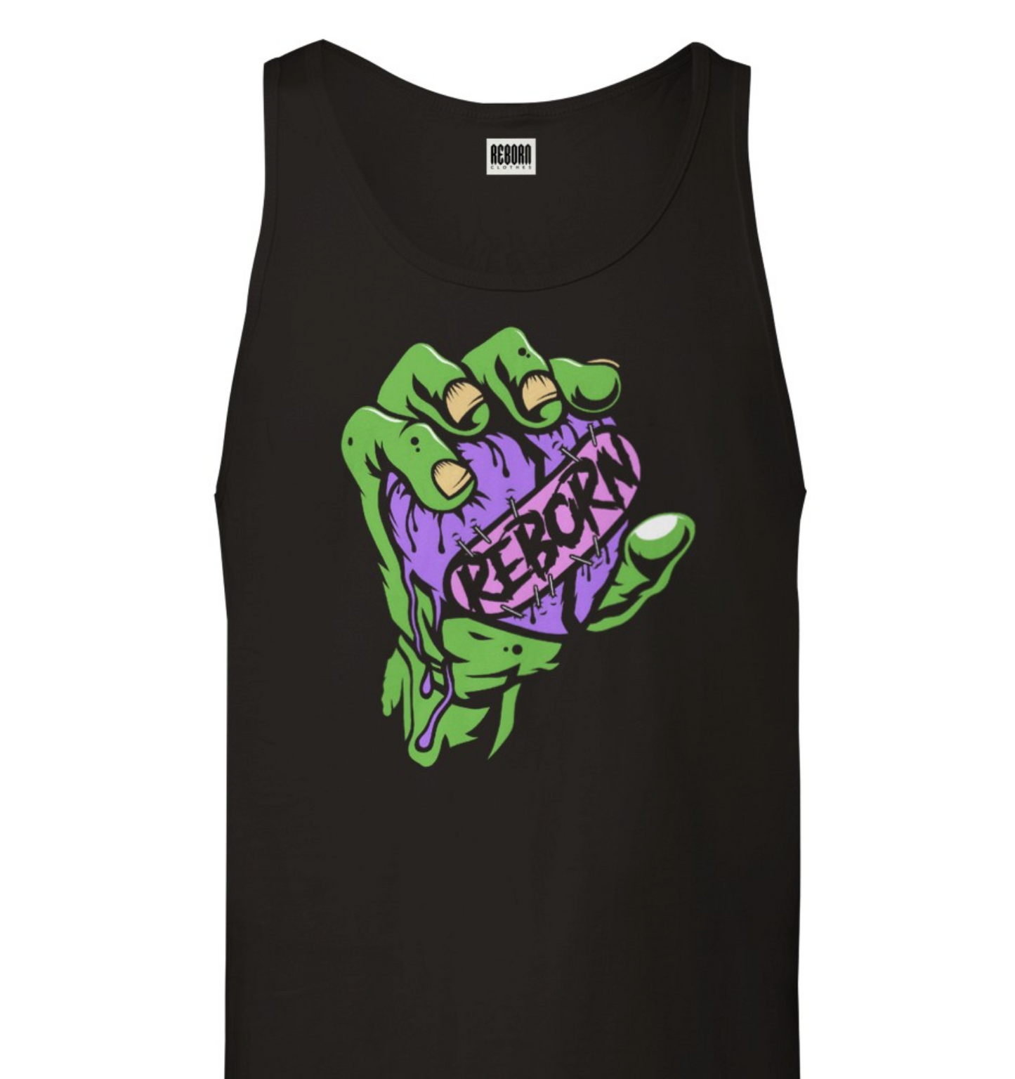 Tank top  reborn zombie hand green