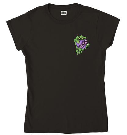 T-shirt reborn girl zombie hand