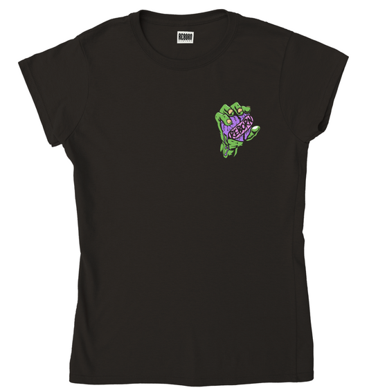 T-shirt reborn girl zombie hand