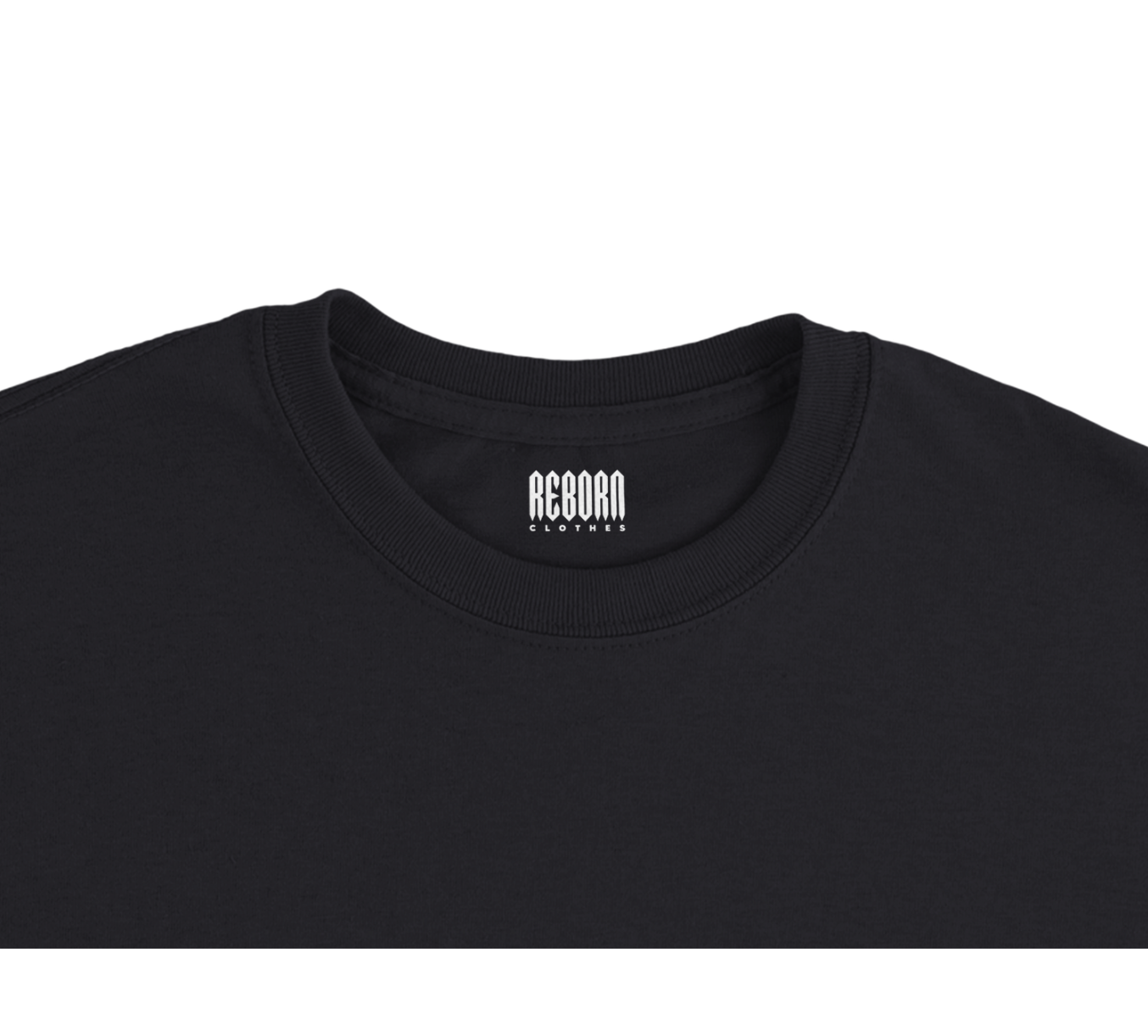 T-Shirt reborn logo black