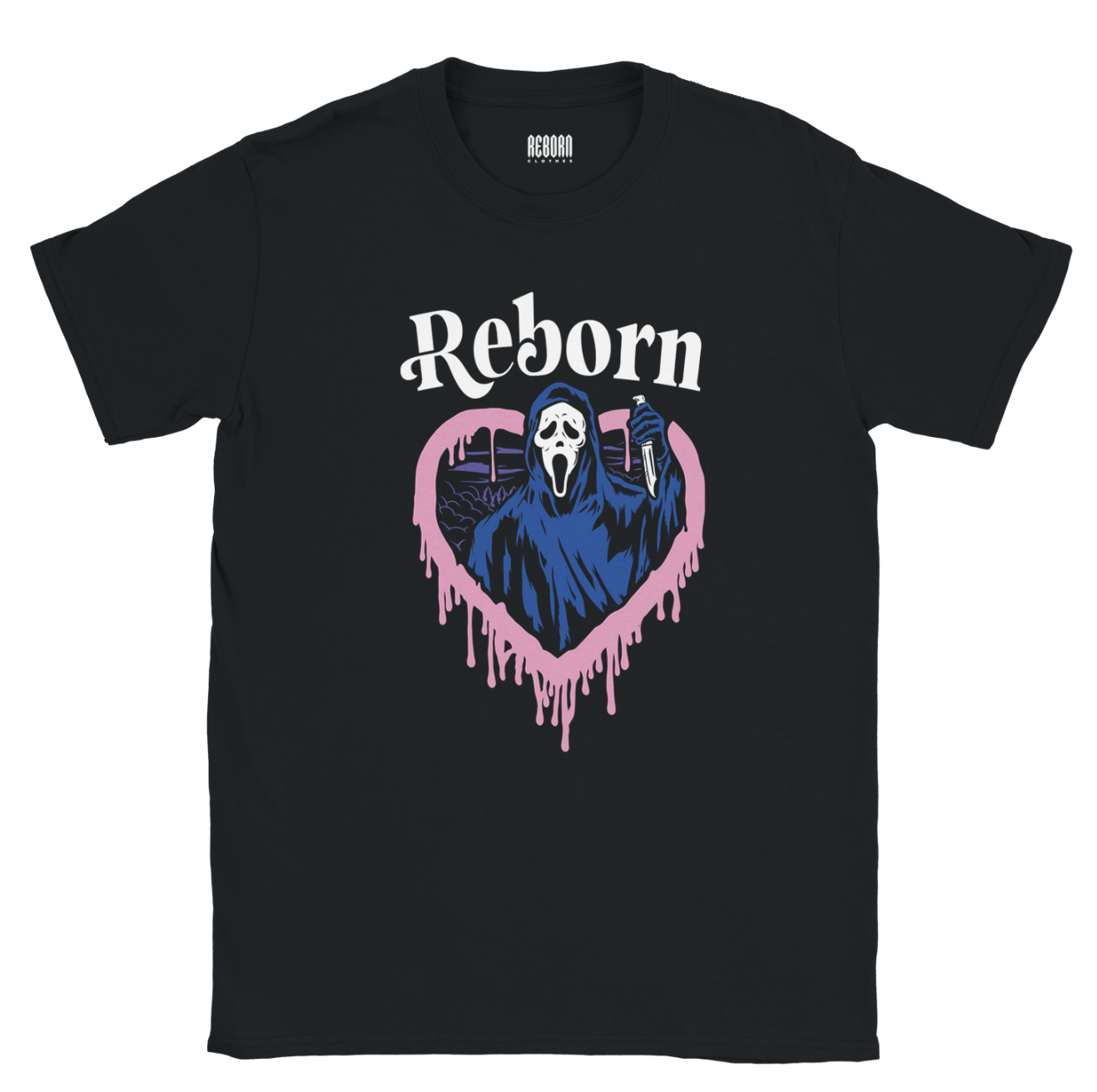 T-shirt reborn scream heart