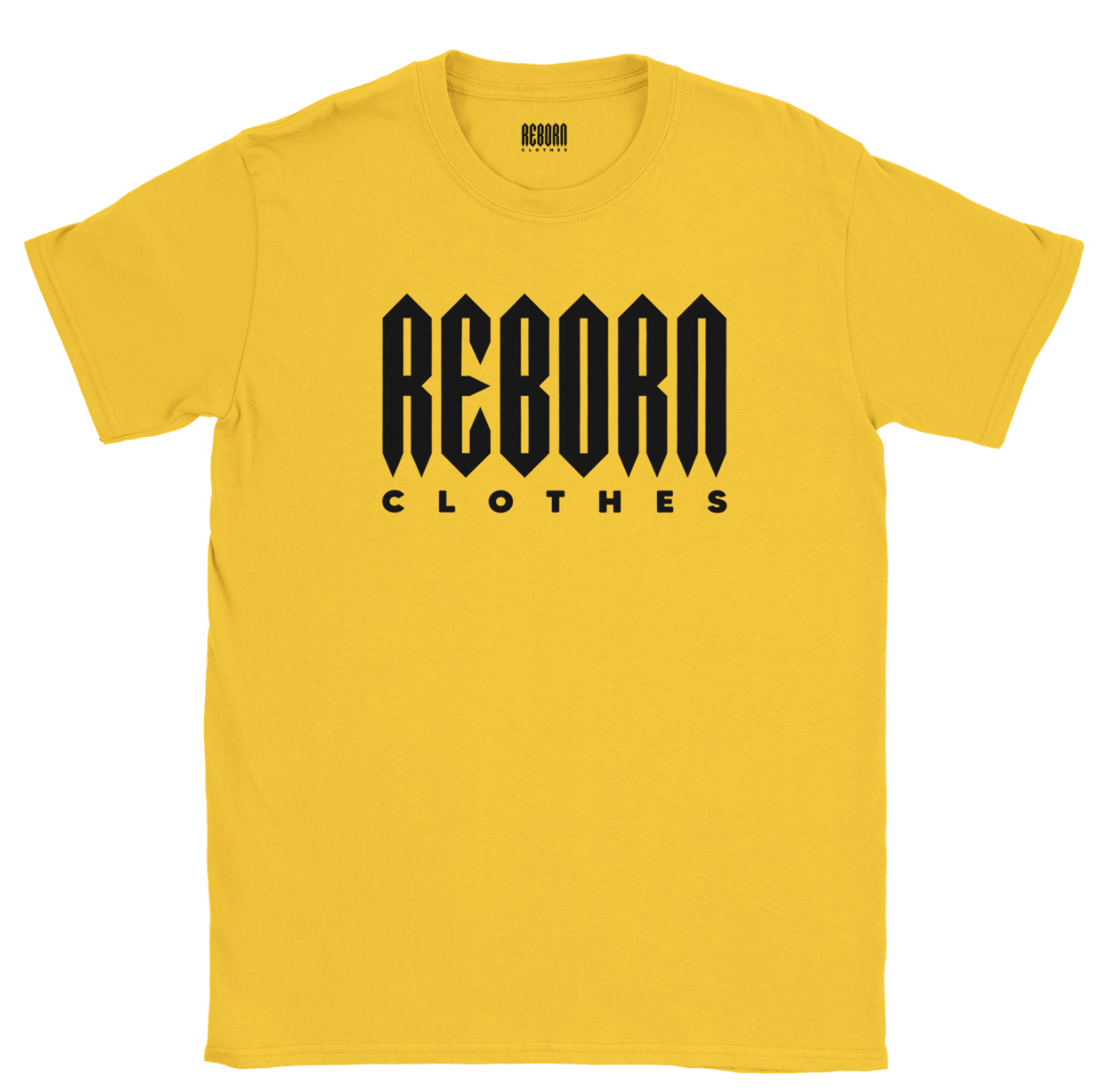 T-Shirt reborn logo yellow