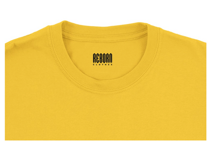 T-Shirt reborn logo yellow