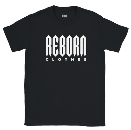 T-Shirt reborn logo black