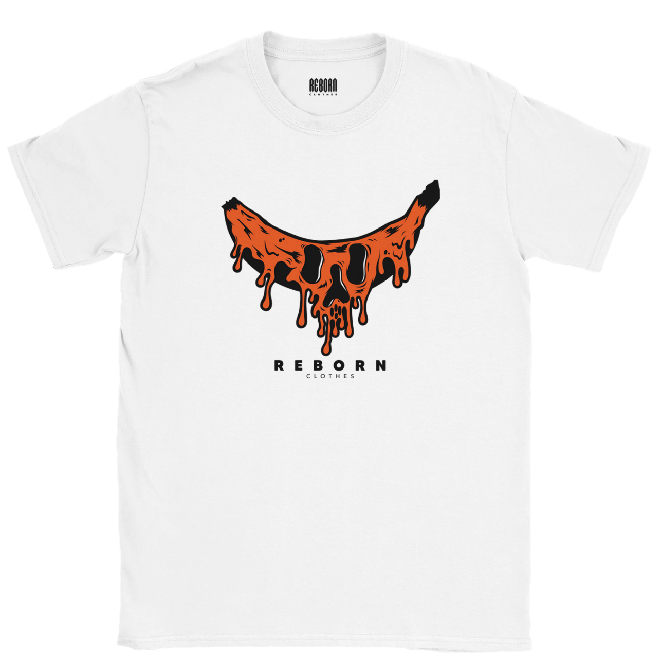 T-shirt reborn banana orange