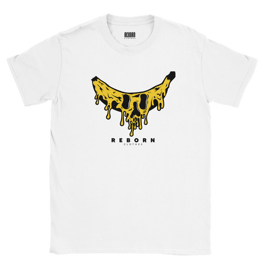 T-shirt reborn banana yellow