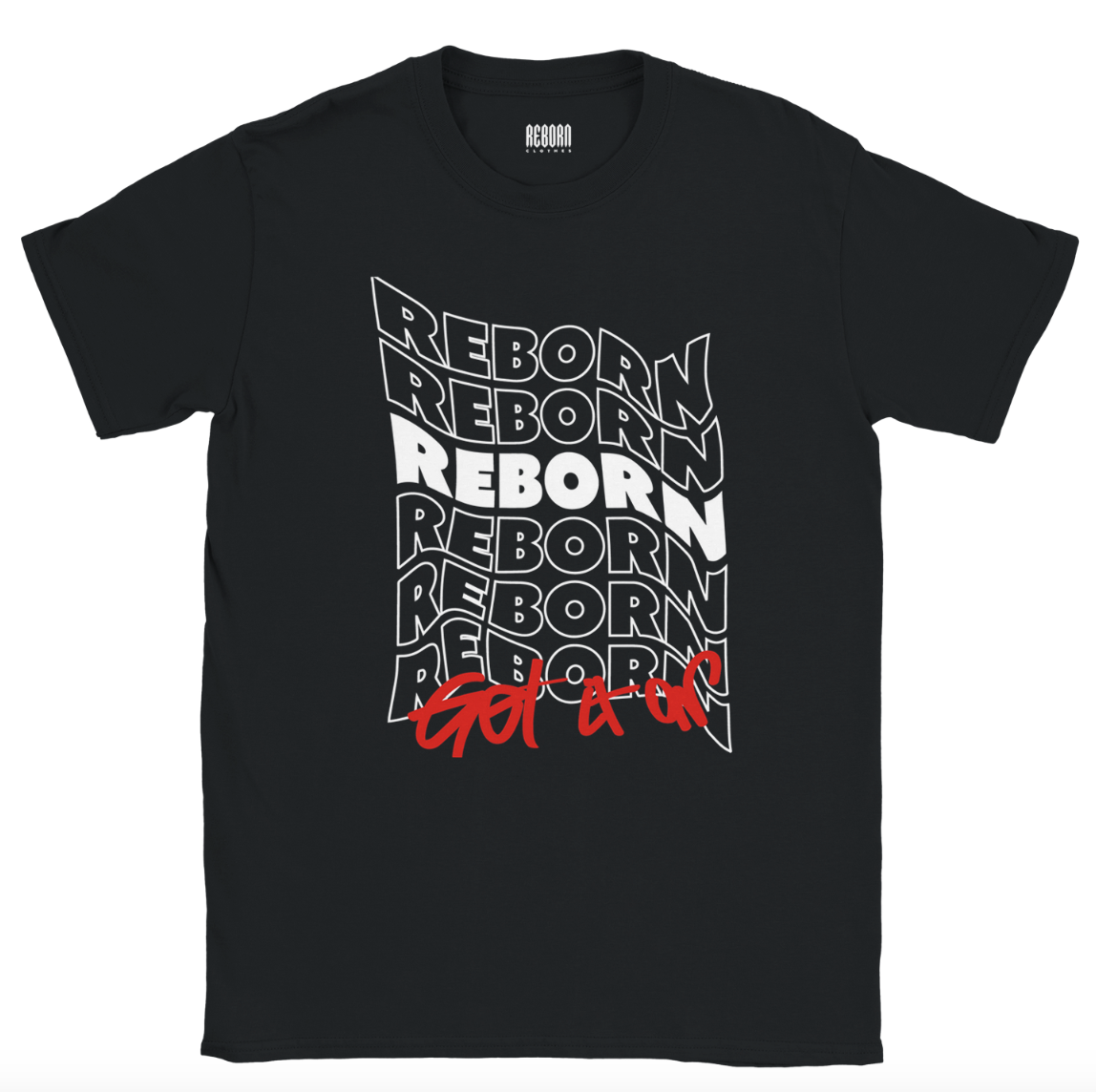 T-Shirt reborn get it on black