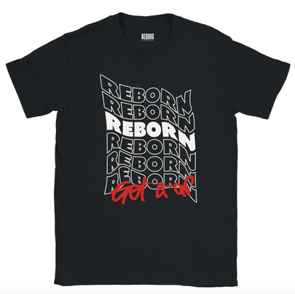 T-Shirt reborn get it on black